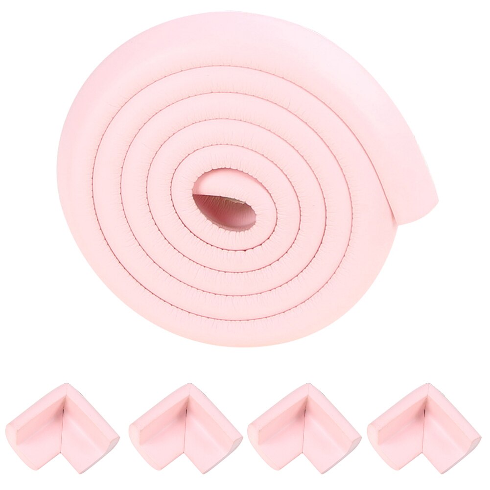 2M Baby Safety Corner Protector Children Protection Furniture Corners Angle Protection Kids Safety Table Corner Tape WXV: Pink