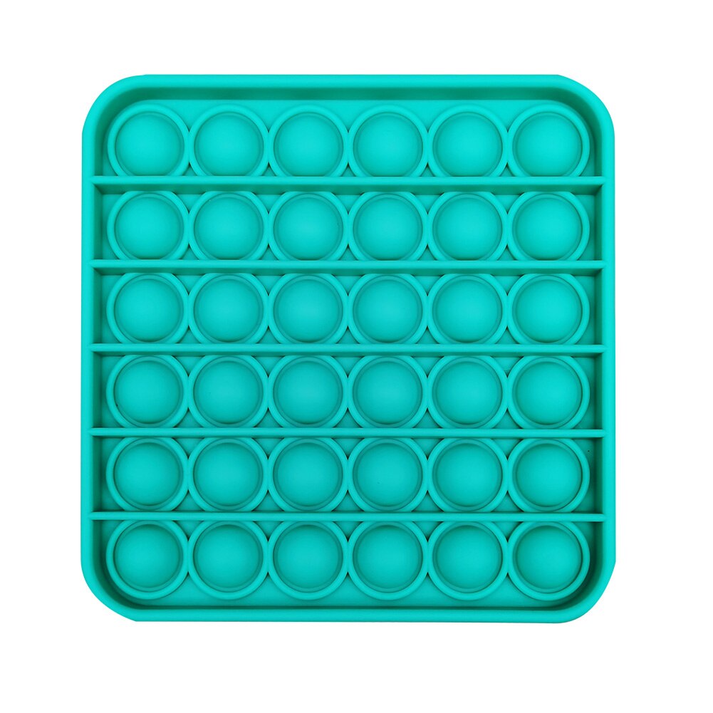 Pop it Push Bubble Fidget giocattoli sensoriali giocattoli Antistress Puzzle da tavolo spremere giocattoli divertenti Silicone Push Pop giocattoli per bambini adulti: 1