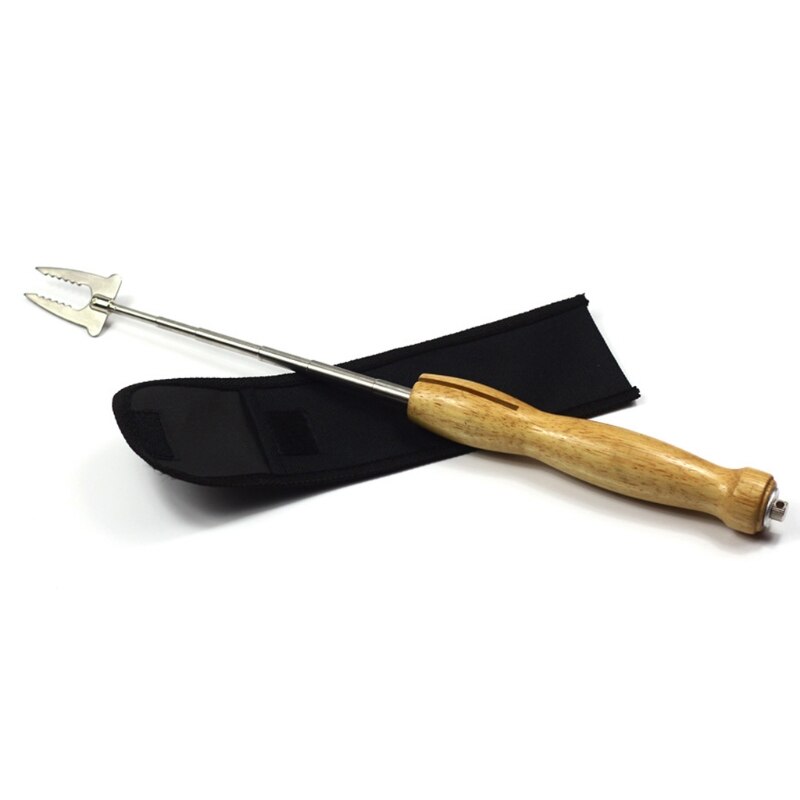 Uitschuifbare Barbecue Naalden Marshmallow Roosteren Sticks Met Houten Handvat Telescopische Spiesjes Voor Kampvuur Firepit LX9C