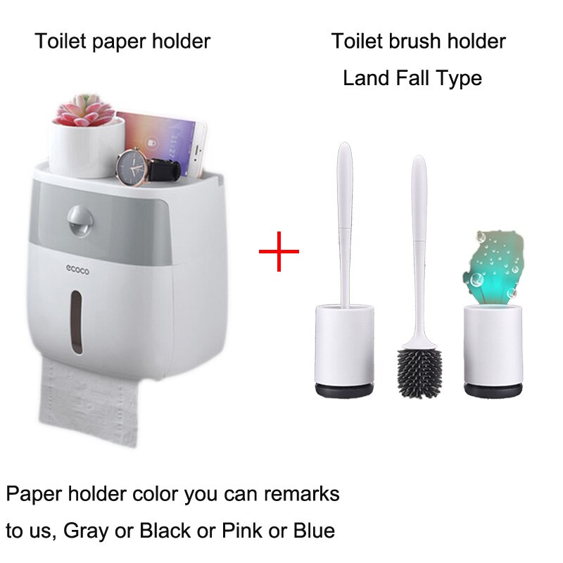 Caja de papel higiénico soporte de baño doble plás – Grandado