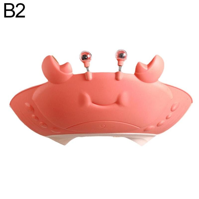 Casquette de douche avec couronne ajustable pour bébé, chapeau de shampoing, de bain et de lavage des cheveux, protège les enfants, empêche l&#39;eau de pénétrer dans les oreilles, C7v4: D