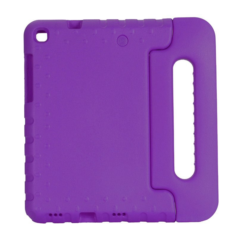 Case Voor Samsung Galaxy Tab Een 8.0 Sm T290 T295 T297 Hand-Held Shock Proof Eva Full Body cover Handvat Stand Case Voor Kinderen: Paars