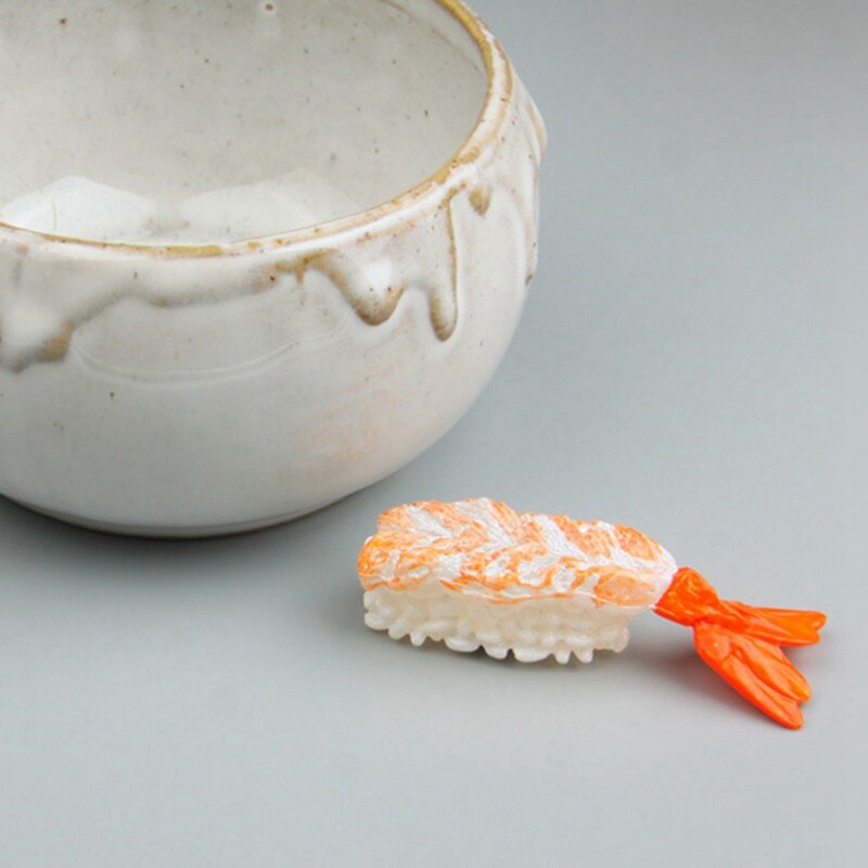 Simulation Sushi Fridge Magnets Refrigerator Stickers Japanese Cartoon Stereo Food Magnetic Stickers Refrigerator Decoration