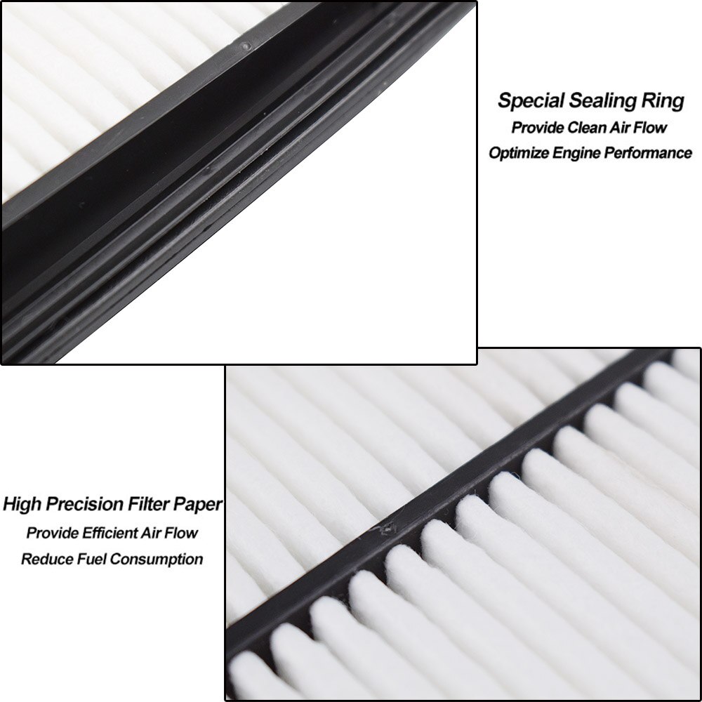 Filtro de aire del motor 16546-4BA1A para Renault Kadjar Koleos II Samsung QM6 , para Nissan Qashqai J11 x-trail Xtrail Rogue