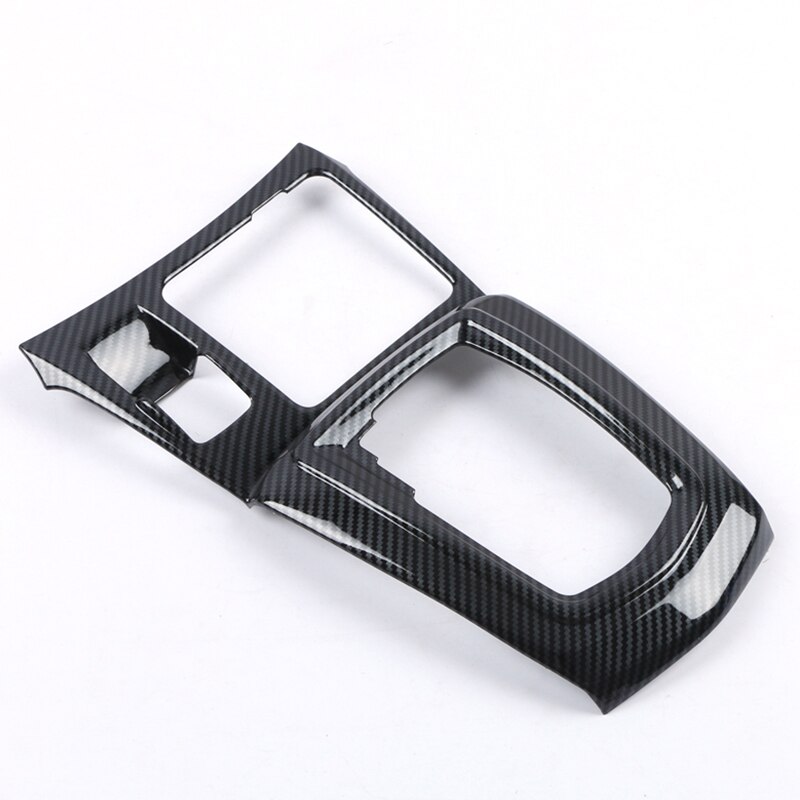 Chrome For Nissan Qashqai J11 ABS Carbon Look Gear Shift Electronic Handbrake Frame Trim Cover accessories