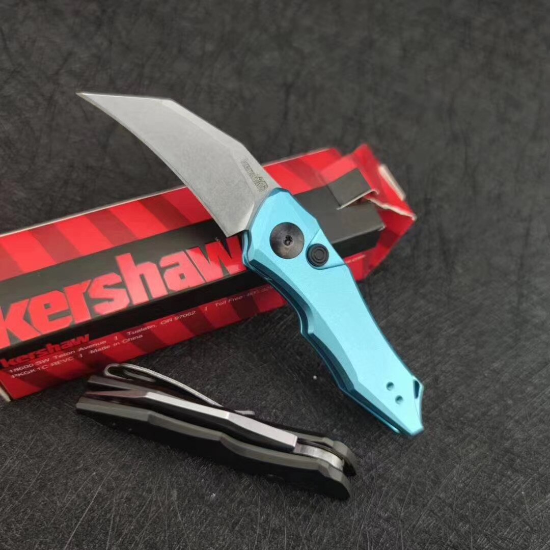 Kershaw 7350 Launch 10 Mes Vouwen, 9Cr18MoV Blade, Aluminium Handvat Met Clip