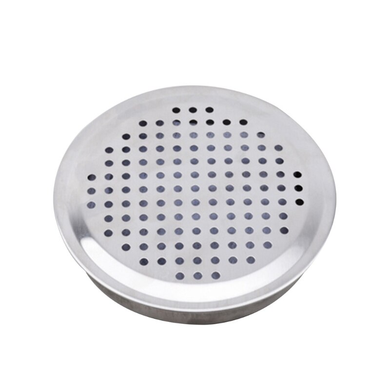 Rejillas de ventilación de acero inoxidable, cubierta de rejilla de agujero de malla, capó de ventilación de conductos planos, sistema de ventilación redondo, salida de aire de pared