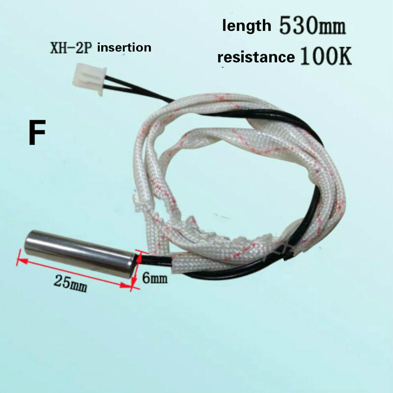 10K 50K 100K water heater Temperature Sensor Instant temperature control probe Cylindrical