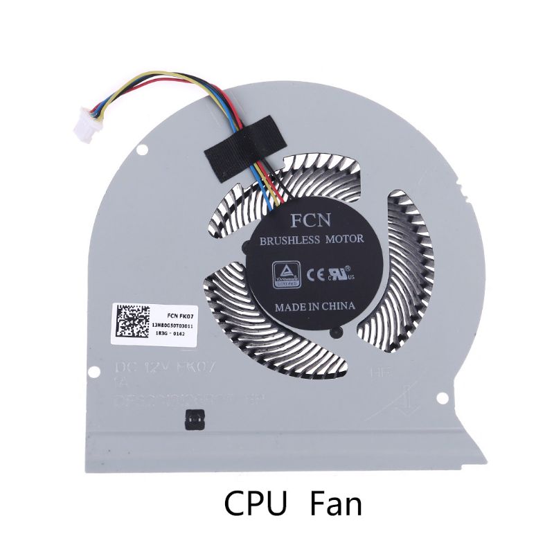 CPU GPU Koelventilator voor for XPS 2020 13 9300 9310 0WX28K 0FRK0V Laptop Vervanging Koeler voor for Laptop (CPU- en GPU-koelventilator