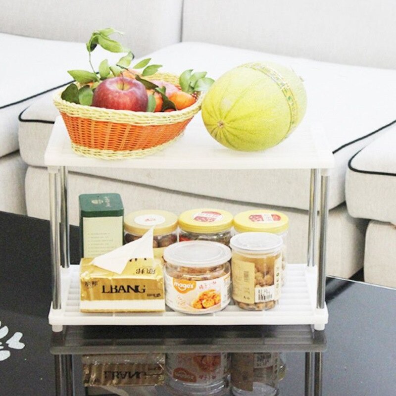 Kitchen Plastic Rack Multifunctional Home Storage Organization Cabinet Bathroom Rack Simple Assembly Floor Multi-layer Rack