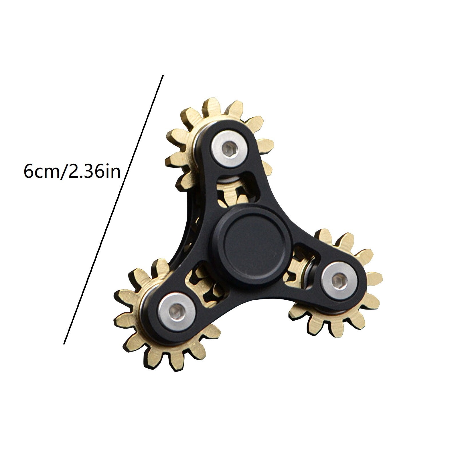 Fidget Spinner Toy - Metal Gear Link - Decompression Toy - Anti-Stress - For Ages 6+
