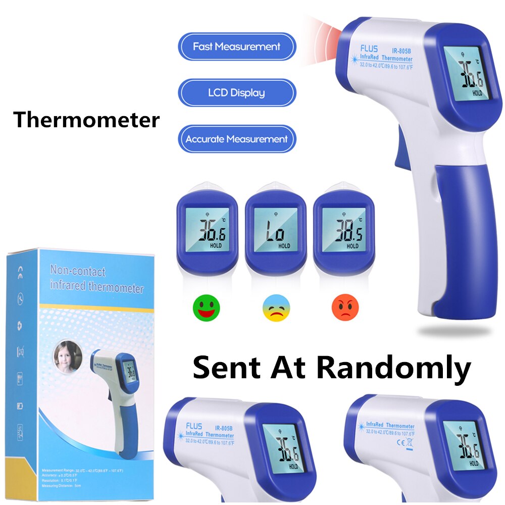Forehead Thermometer Non Contact Infrared Thermometer Fever Digital Measure Tool for Baby Adult Body Temperature Measurement: Type 2