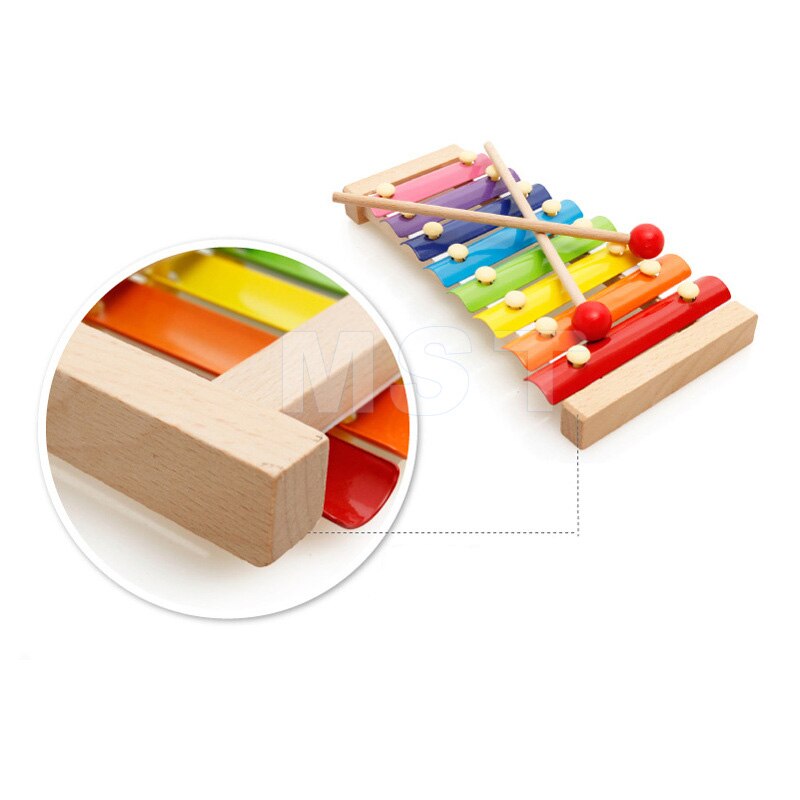8 noten houten hand kloppen piano xylofoon vroege educatie percussie muziekinstrument speelgoed spel voor kinderen ontwikkeling