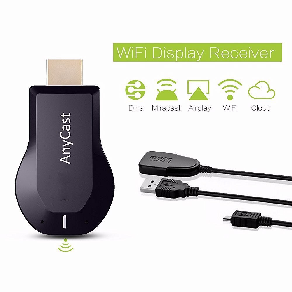 Hdmi Wifi Display Dongle Anycast M2 Plus Miracast Draadloze 1080 P Tv Stick Adapter Spiegel Ontvanger Voor Ios Android