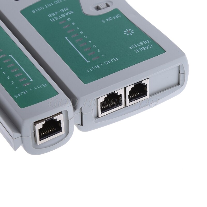 Probador de red , RJ45, RJ11, CAT5, UTP, Cable LAN, herramienta de prueba de red,