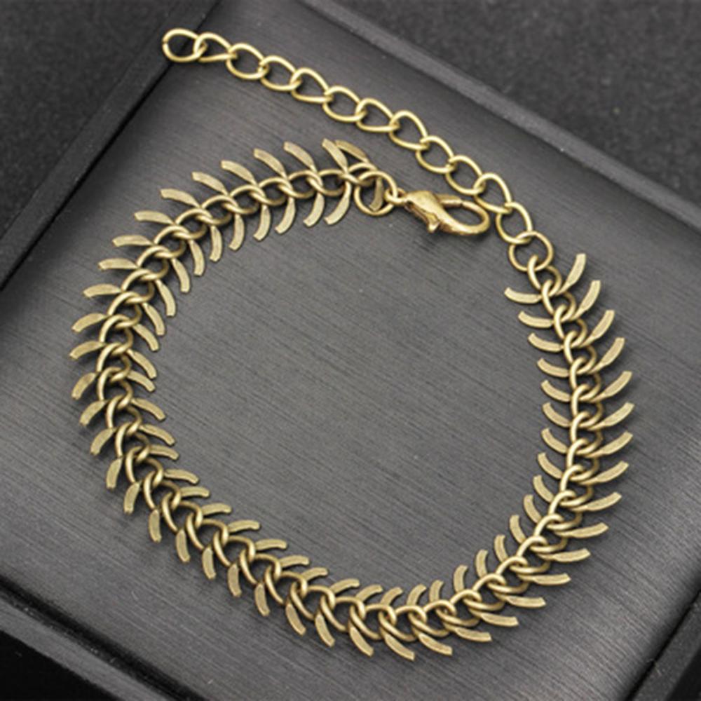 Doreenbeads fischgrätenarmband für herren, accessoires, antikbronzefarbene gliederkette, dornenarmband, schmuckanhänger, ,1 pc stück