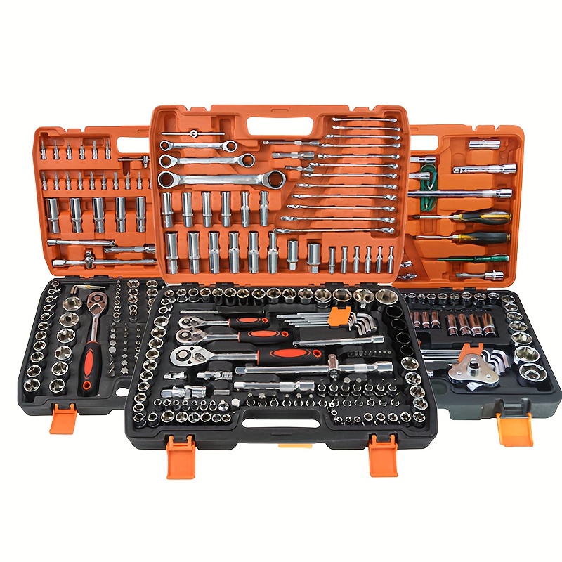 Kit de herramientas de reparación de automóviles de acero inoxidable para motocicletas todoterreno, accesorios completos de mantenimiento automotriz