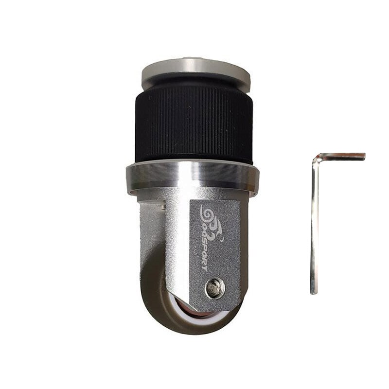 Rueda de empuje de bicicleta plegable, rueda fácil para Dahon, tubo de asiento de bicicleta, diámetro interior 28-32mm, poste de asiento, rueda de estacionamiento: silver