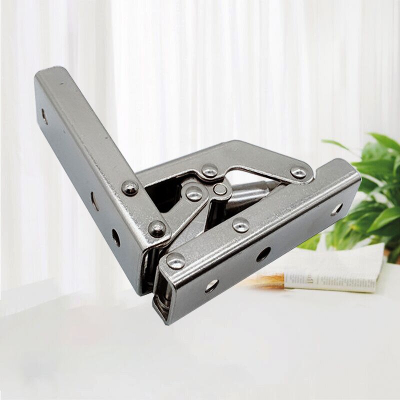 2Pcs 90 degree folding Hinge simple installation conversion 180 degree table support sheet concealed flap hinge