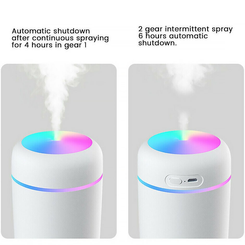 Draagbare 300Ml Luchtbevochtiger Usb Ultrasone Verblinden Cup Aroma Diffuser Cool Mist Maker Luchtbevochtiger Luchtreiniger Met Romantische Licht