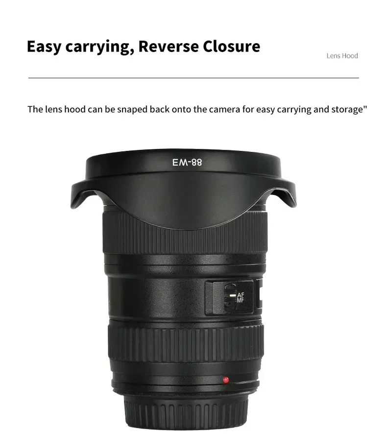 EW 88 Lens Hood for canon EW-88 EW88 16-35mm f/2.8L II USM LENS Camera Lens Cover Protetor