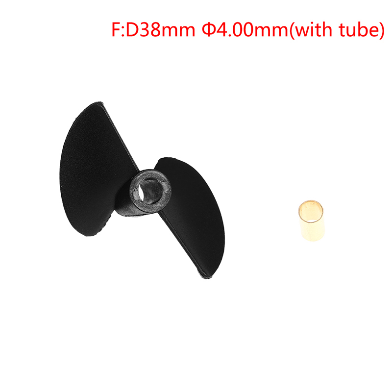 Hélice de dos palas para barco a control remoto, Modelo CW, paleta de nailon P40, hélice de eje de barco, diámetro 27/30/32/35/38/40/45/47MM: Gris claro