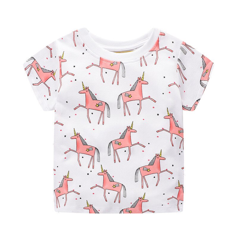 T-shirt sirène d'été pour filles | Vêtements en coton tricoté, à la