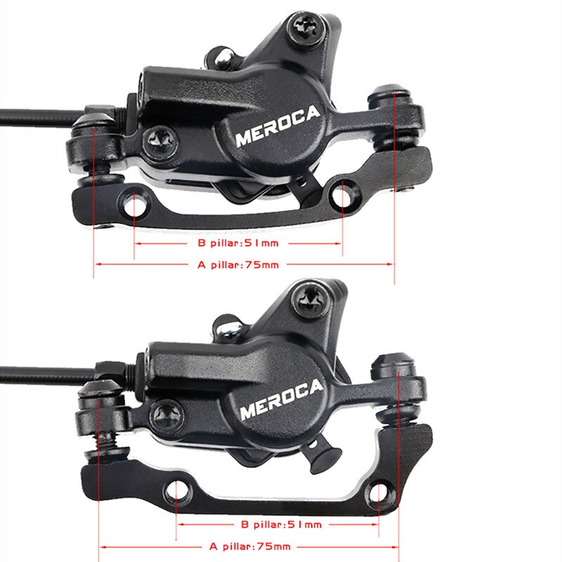Meroca  m800 mtb cykelbroms hydraulisk skivbroms 800/1400mm mountainbikebromsdelar pk  mt200 - säljer tillbehör