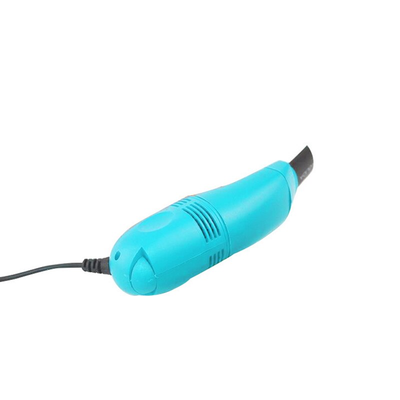 Usb Stofzuiger Mini Computer Usb Toetsenbord Borstel Computer Vacuüm Cleaning Kit Tool Verwijder Dust Borstel Voor Auto: Blue