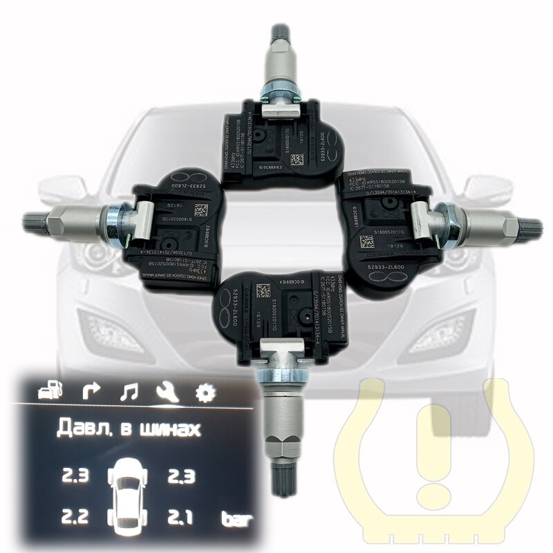Bandenspanningscontrolesysteem 52933-2L600 Voor Hyundai Elantra I10 Bandenspanning Sensor 529332L600