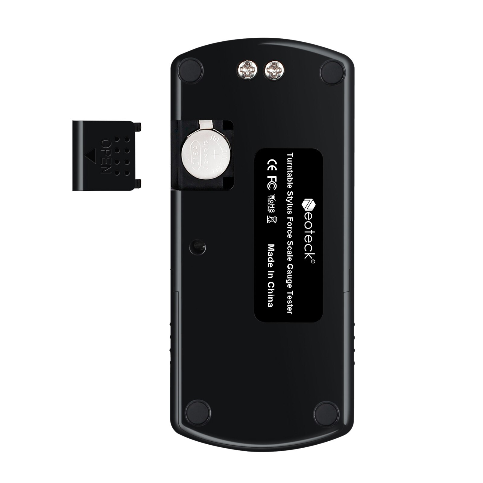 Neoteck Digitale Giradischi stilo Forza Bilancia tester del Calibro del tester per Braccio Cartuccia Phono 0.01g con Peso di Calibrazione Bilancia Calibro