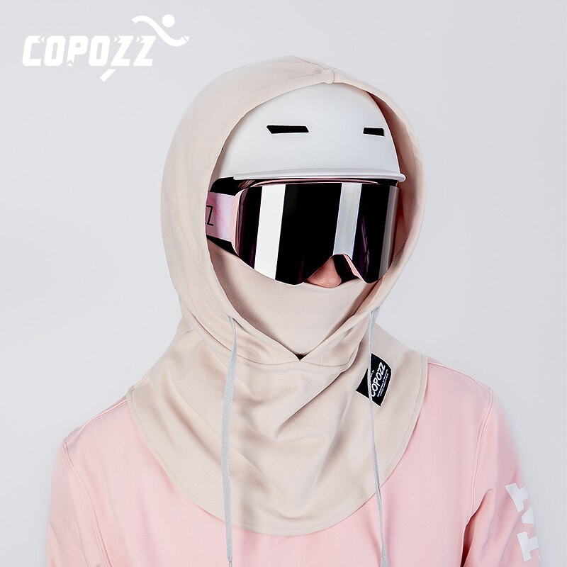 COPOZZ Winter Ski Maske Radfahren Skifahren Thermische Vlies Maske draussen Sport Winddicht Radfahren Kopfbedeckungen Sturmhaube Halbe Gesicht Maske