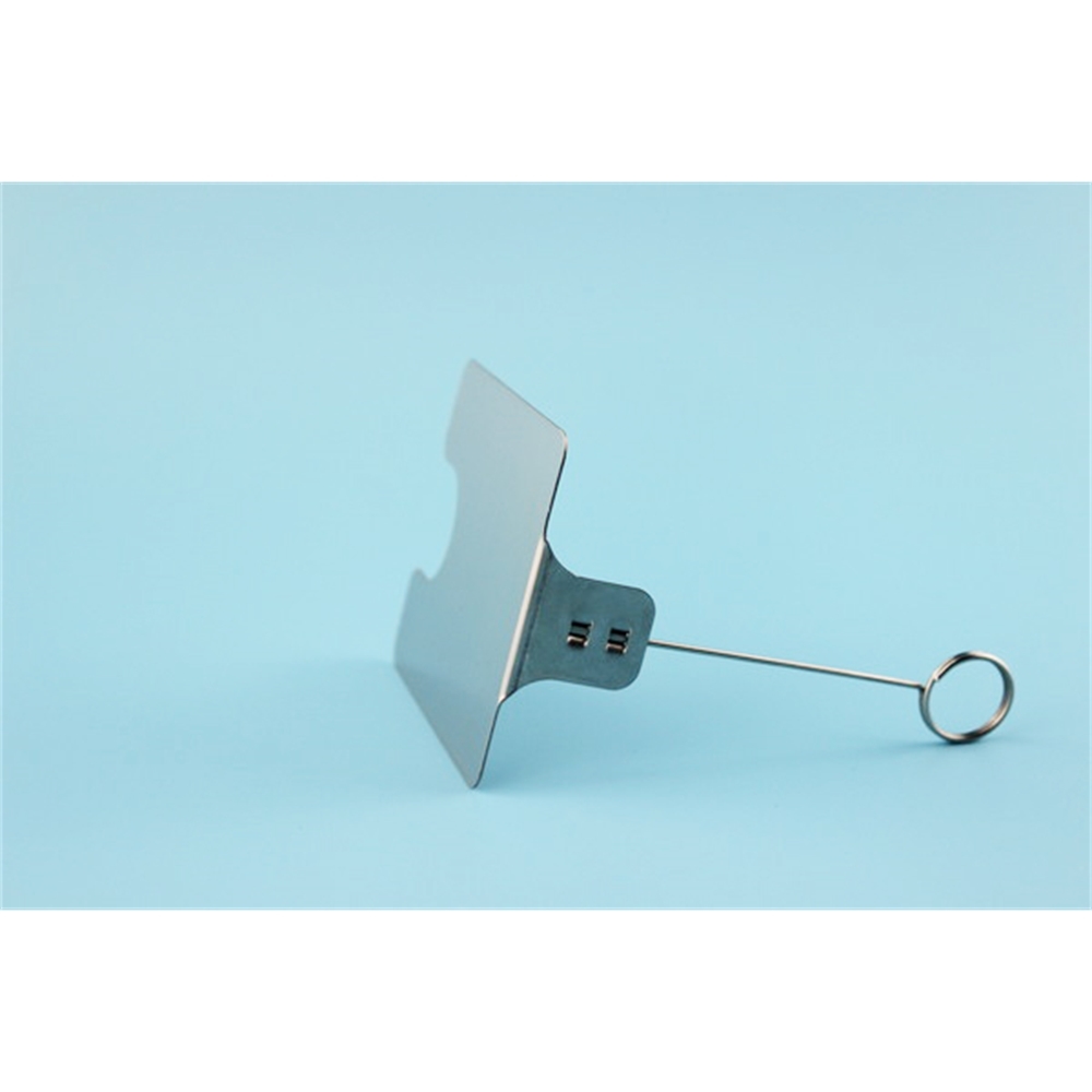 Metal Cake Food Price Card Holder Memo Clip Stand Stainless Steel Price Tag Display Clamp Desktop Sign Holder Desk Sign Stand