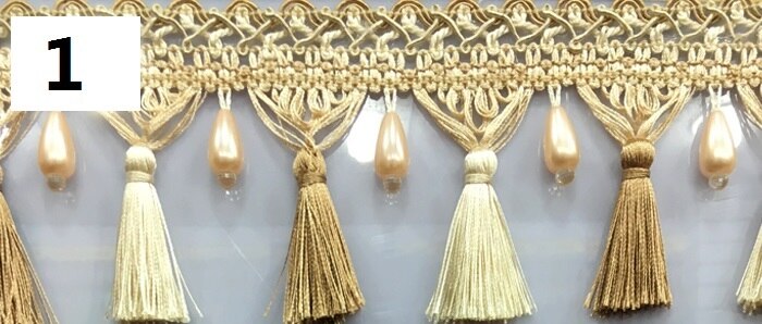 Adornos para cortinas, accesorios de decoración, accesorios para cortinas, cuentas de joyería L2151: 1
