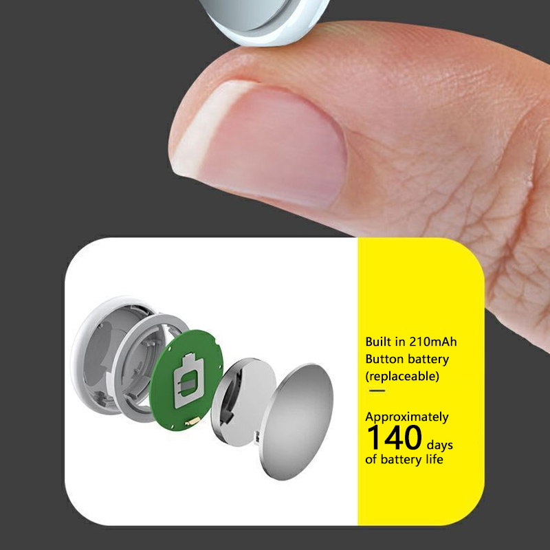 Xiaomi-rastreador Mini GPS inteligente, dispositivo de recordatorio antipérdida, bolsa para mascotas, billetera con Bluetooth para buscador de etiquetas de aire, localizador de seguimiento portátil