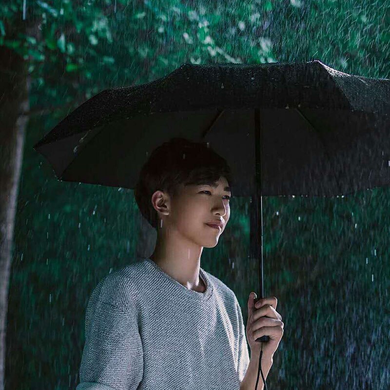 Original Xiaomi Automatic Folding Umbrella UV Umbrella Parasol Aluminum Windproof Waterproof Umbrellas Man Woman