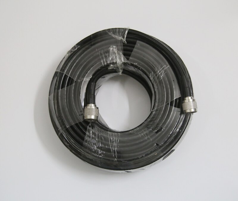 20 Meter RG6 Laag Verlies Coaxiale Kabel 50ohm N Male Naar N Male Connector Communicatie Coax Kabel Voor Mobiele Telefoon signaal Booster