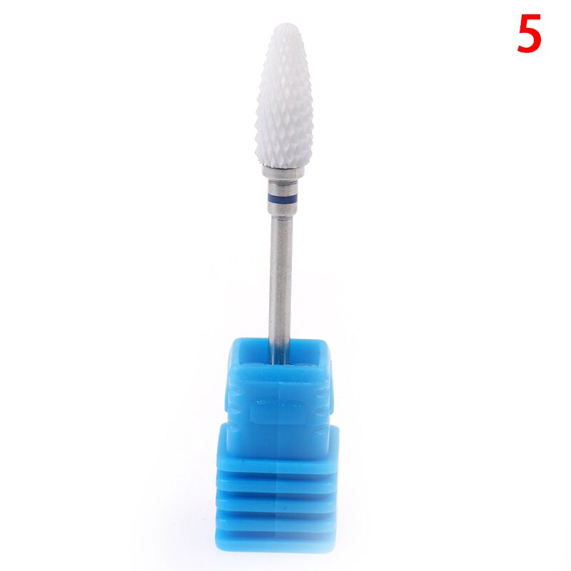 Limas eléctricas para uñas broca fresadora para manicura molino cerámica de uñas de manicura de pedicura de lijado de la cabeza: A5
