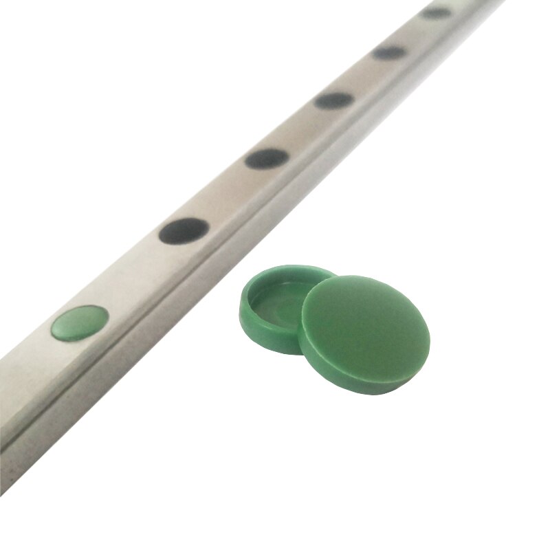 50/100 stücke Nylon Kunststoff Staub Abdeckung Grün Kappen Schutz Für HGR15 HGR20/25/30/35/45 MGN9 MGN12 MGN7 Linearschienenführungen CNC Teile