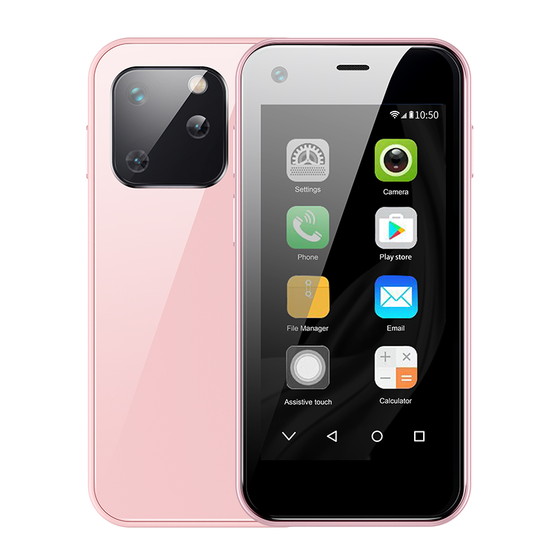 SERVO König5000 Neues Mini-Smartphone 2,5-Zoll-Touchscreen Android 9.0 OS 16 GB 2 SIM 3G Netzwerk WiFi GPS abspielen Geschäft Smartphone Typ-C: Rot