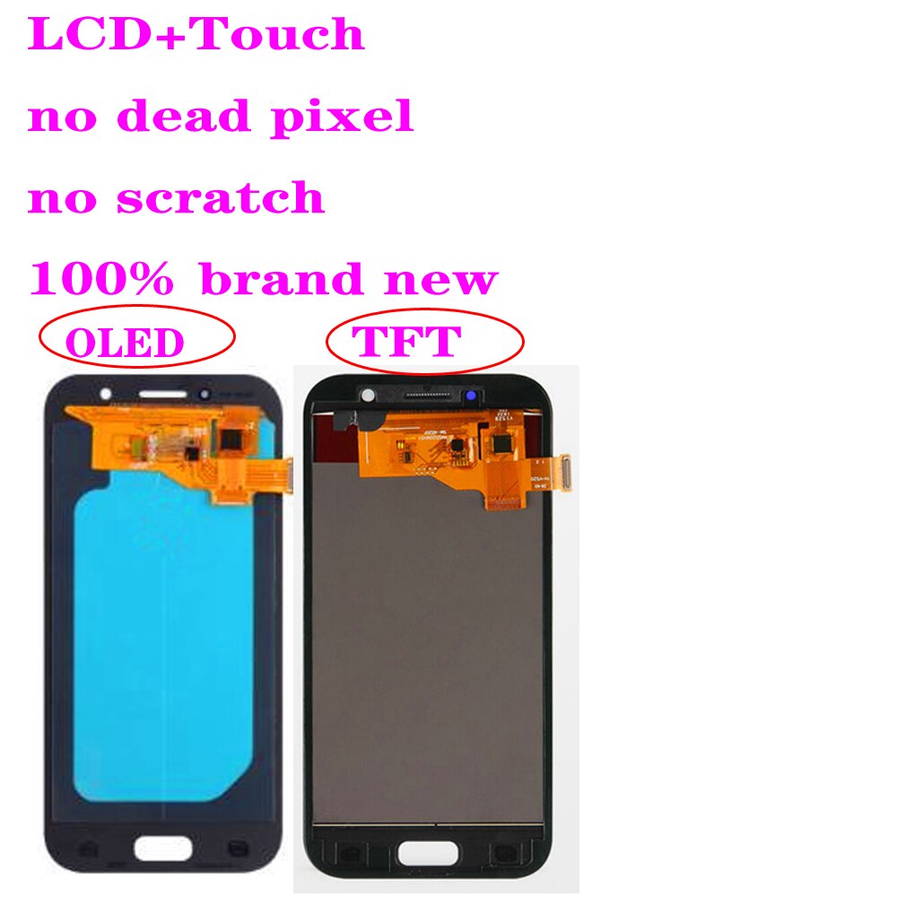 Aaa + 5.2 "Lcd Voor Samsung Galaxy A5 A520 SM-A520F Lcd-scherm Met Touch Screen Digitizer Vergadering