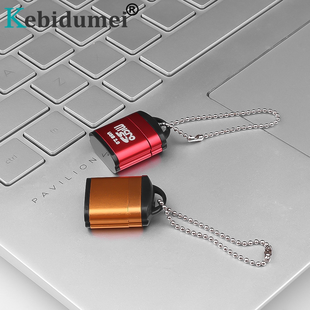 Kebidumei Hoge Snelheid Mini USB 2.0 Micro SD TF Geheugenkaartlezer Voor PC Laptop Plastic Telefoon Camera