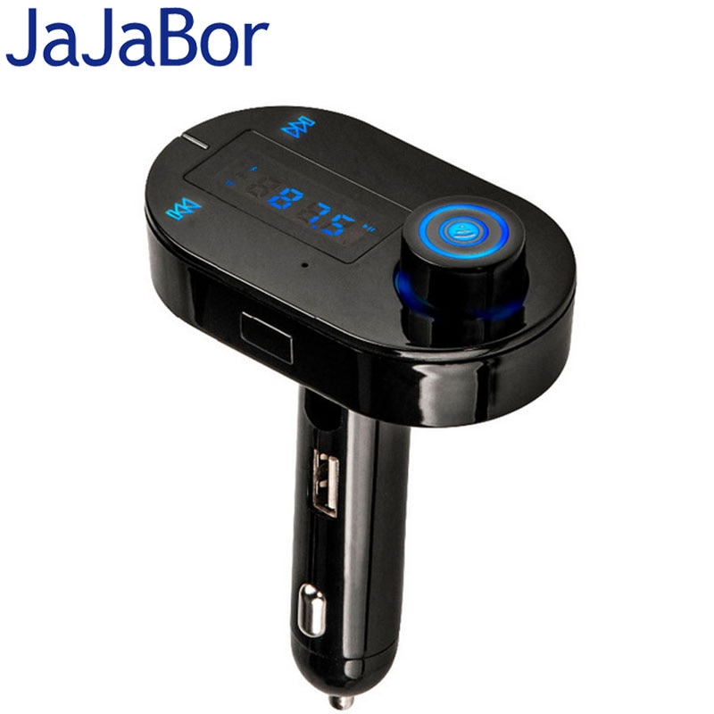 Jajabor T9S Draadloze Bluetooth Car Kit MP3 Speler Fm-zender Fm Modulator Usb Charger Fm 87.5-108 Mhz Voor smart Telefoon