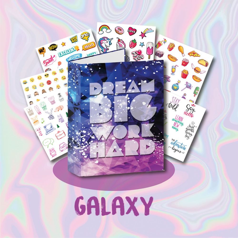 undated planner, life planner, planner stickers, planner binder, planner kit, planner miya student planner galaxy planner, motiv