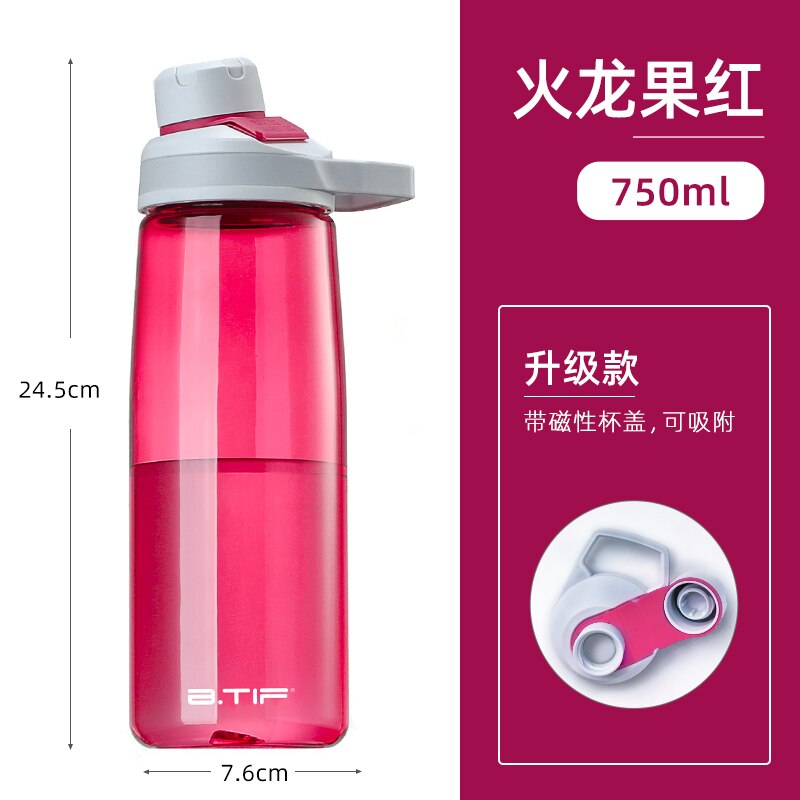 Sport Kids Shaker Fles Water Opvouwbare Pomp Gym Water Fles Plastic Frosted Glas Kids Borraccia Termica Home Decor JJ60WB: style7