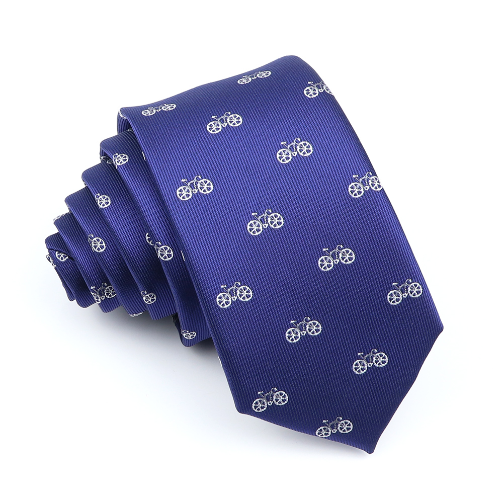 cravate hommes cravate rouge bleu imprimé dessin animé chat voiture cravates accessoires usage quotidien cravate fête de mariage Original pour homme: Orange