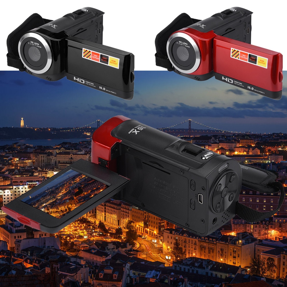 Tft Lcd Hd 1080P 16MP 16X Video Dv Camara Fotografica Digitale Camaras Fotograficas Digitales Camcorder Zoom Camcorder