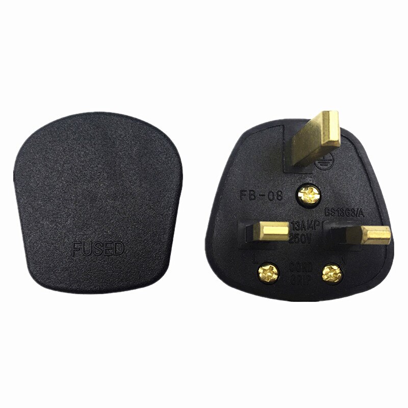 Adattatore Spina A 3 Pin Elettrico A Due Vie Non Fuso Regno Unito - Foto 9