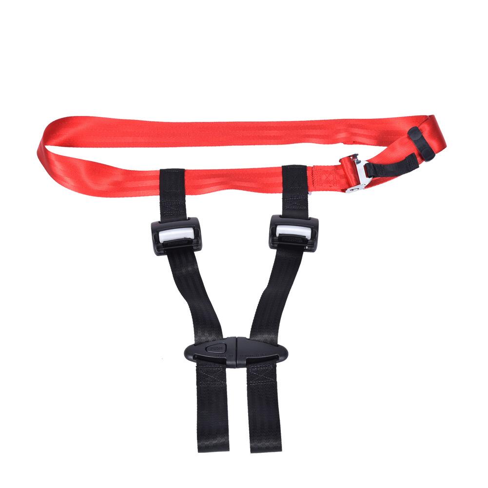 Child Airplane Travel Harness Safety Care Harness Restraint System Belt Specifically for Aviation Travel Flyer: Red Black