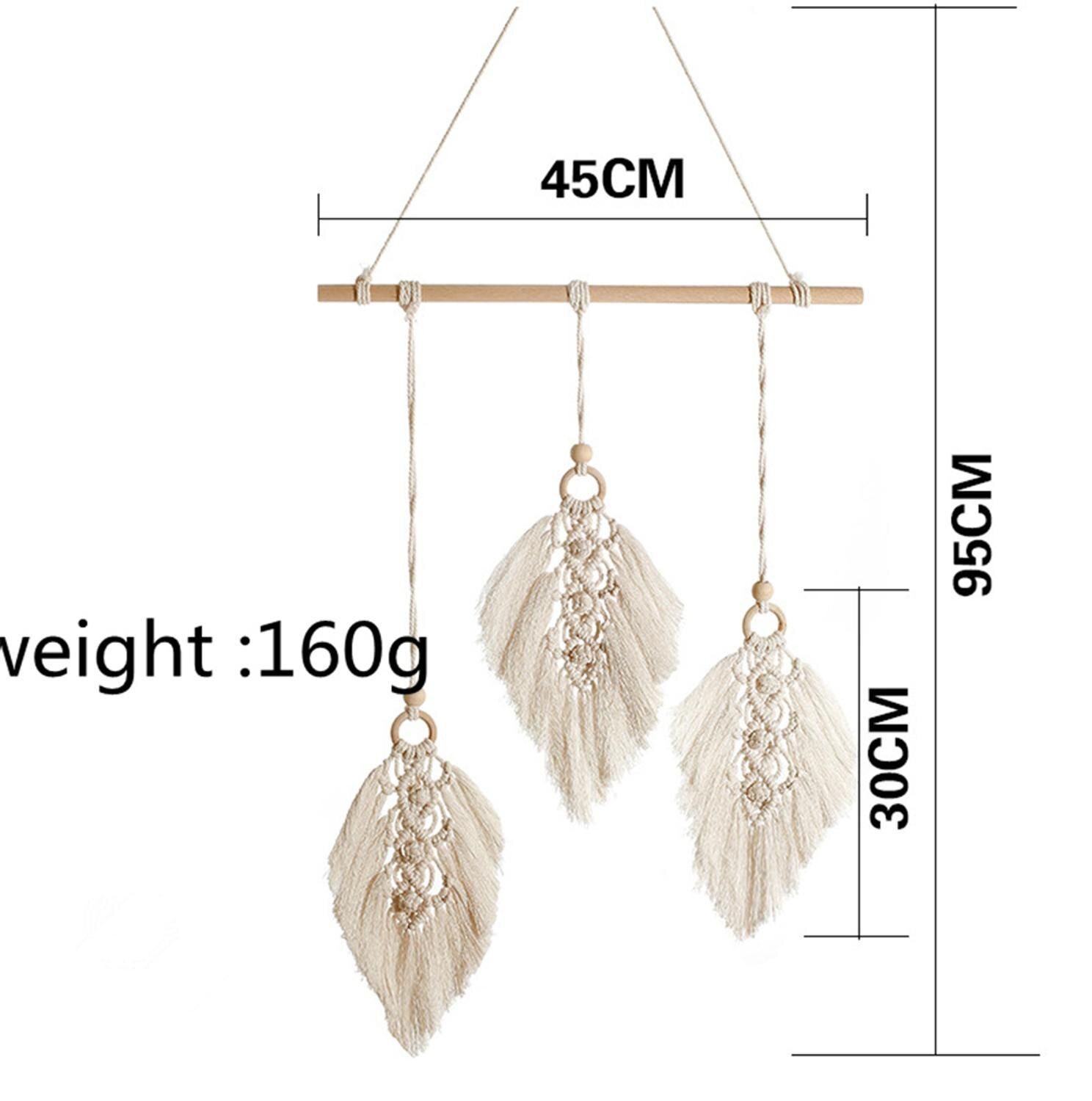 Attrape rêves en macramé, décoration nordique pour chambre, style Boho, décoration murale pour chambre d'enfant: Macarame M0188
